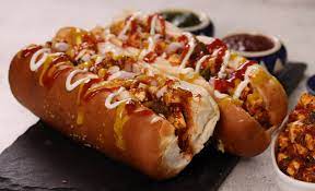 Paneer Hot Dog